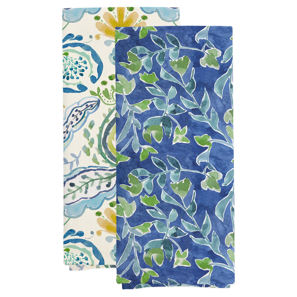 Azure & Ivy Cotton 28" Tea Towels Set of 2