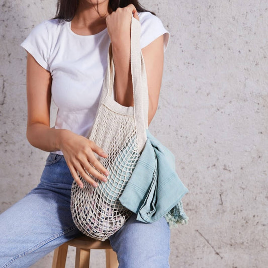 The french market bag no.2 in natural: Natural