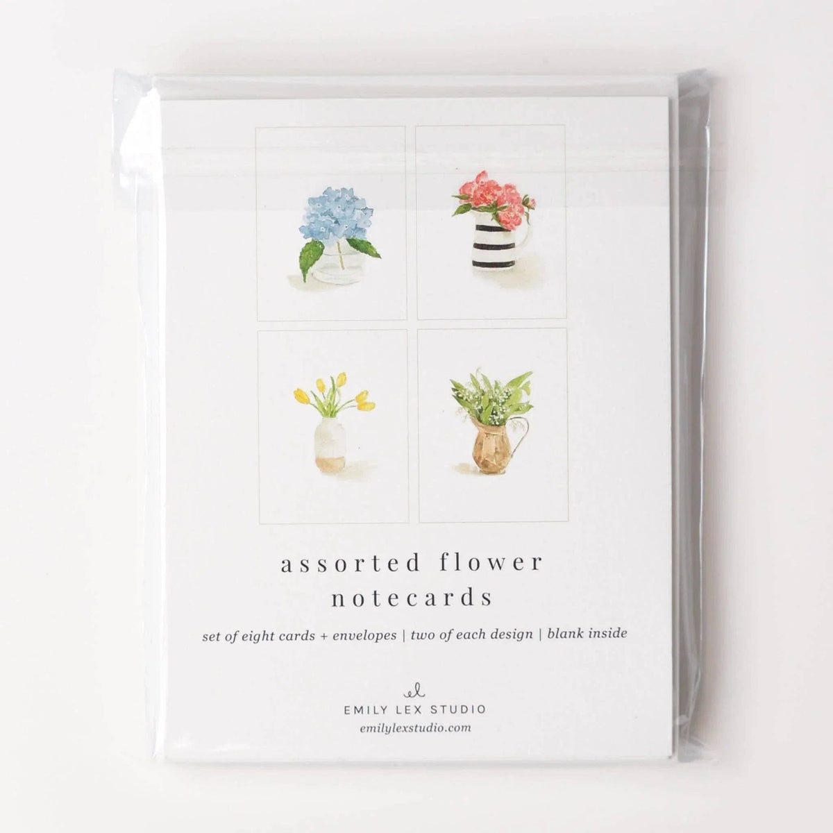 Flower assorted notecard set