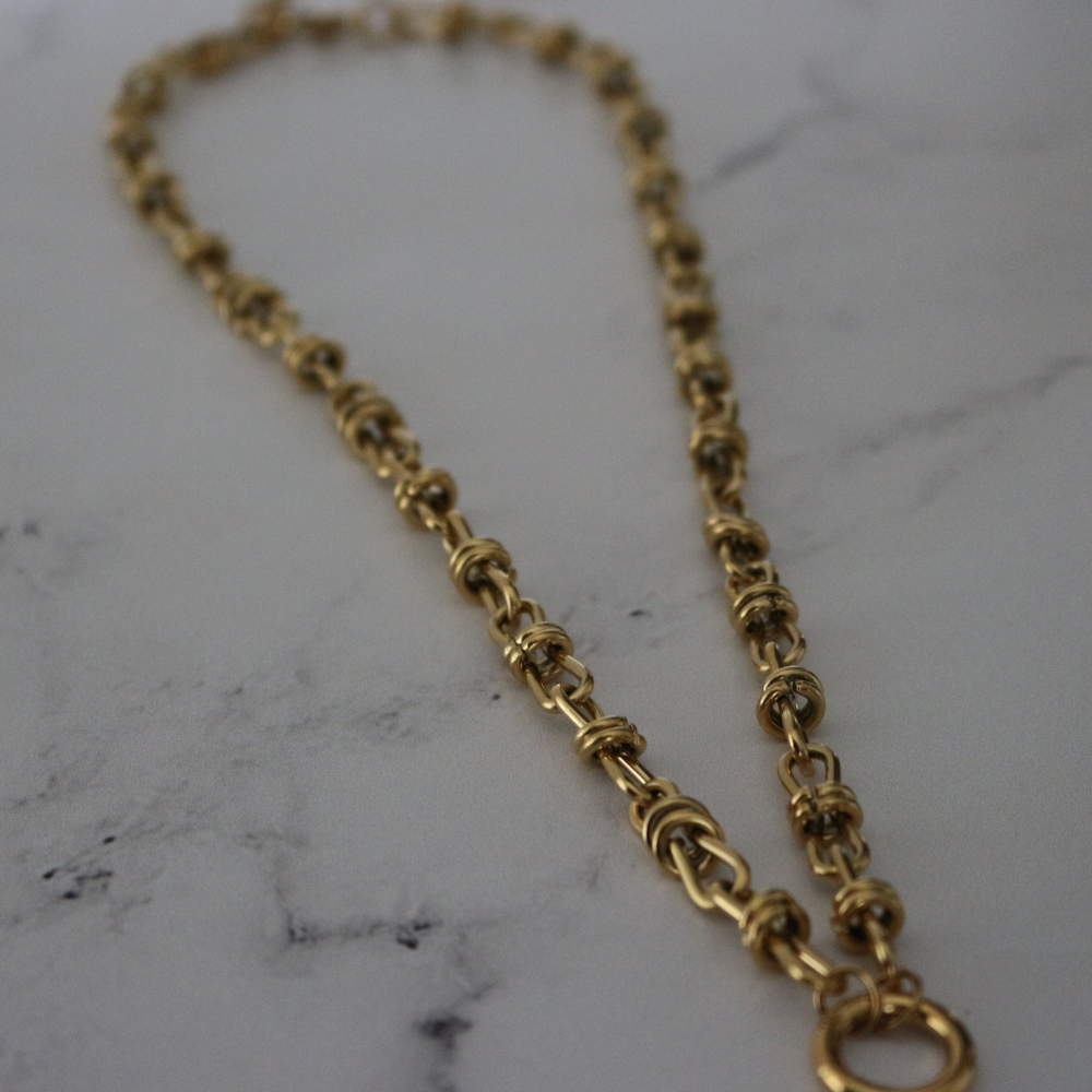 Bramble Chain 14K Gold Plate