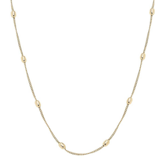 Wynona Dainty Charm Necklace Base in Shiny Gold