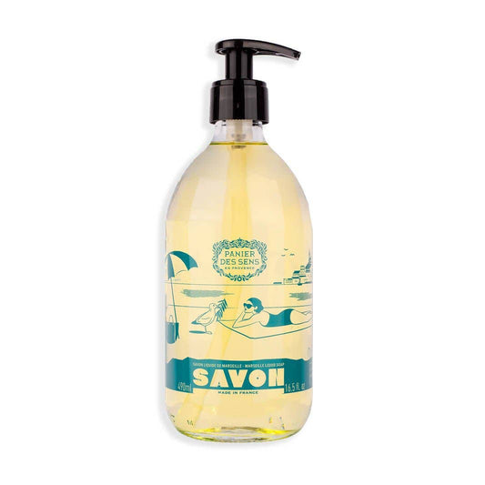 Marseille Olive Liquid Soap- Glass Bottle: Default Title