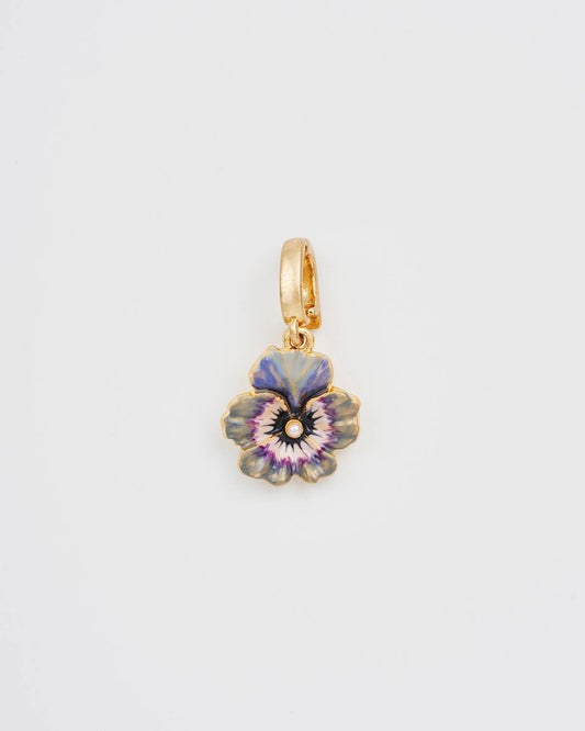 Pansy Gold Charm
