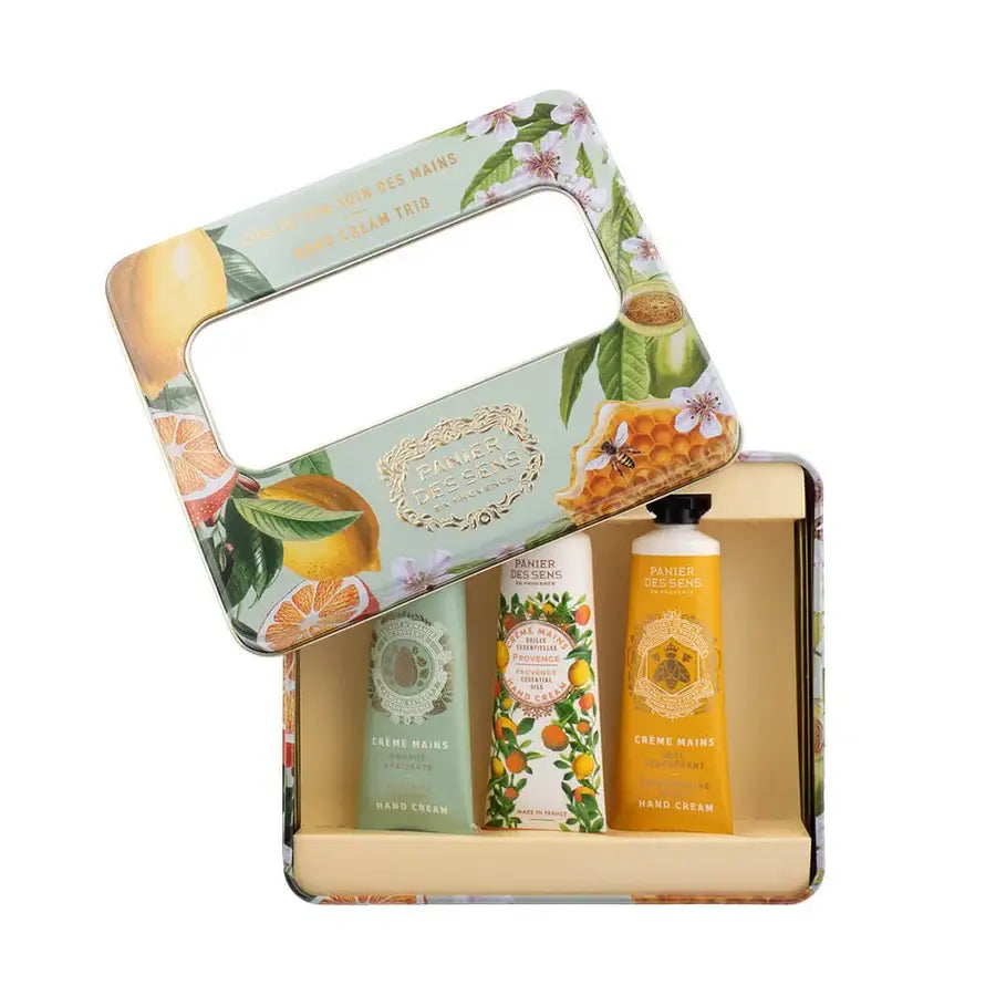 Panier des Sens Hand Cream Trio in Timeless Tin