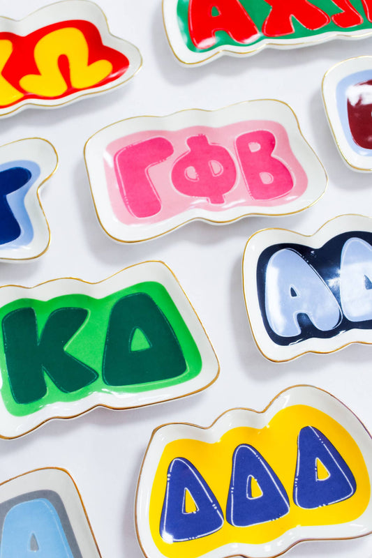 Sorority Trinket Tray: CHI OMEGA