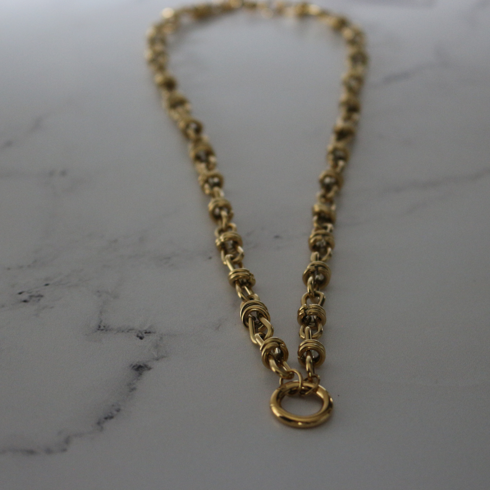 Bramble Chain 14K Gold Plate