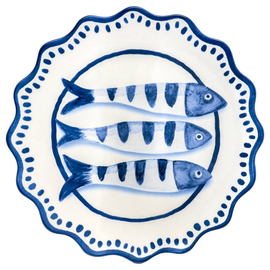 Amalfi Coast Fish Ceramic Serving Platter