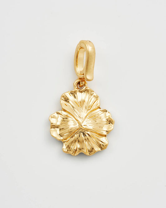 Pansy Gold Charm