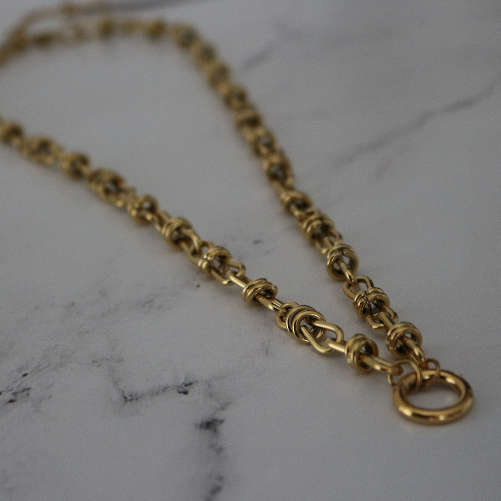 Bramble Chain 14K Gold Plate