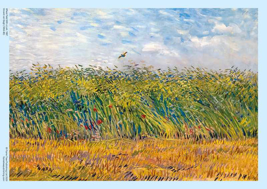 Adult Jigsaw Puzzle Vincent van Gogh: Wheat Field with a Lark (1,000 pieces)