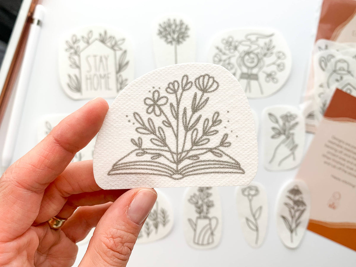 Stick & Stitch Embroidery patterns, embroidery patches: Blooms