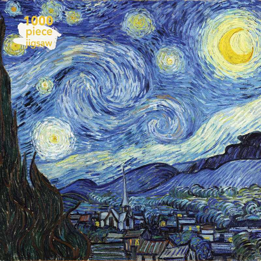 Adult Sustainable Jigsaw Puzzle Vincent Van Gogh: The Starry Night (1,000 pieces)