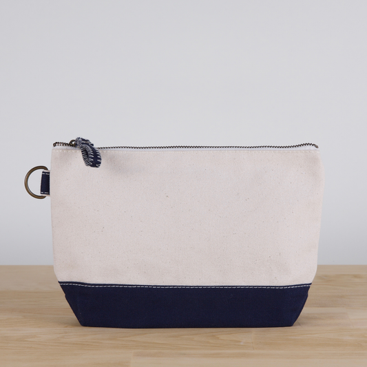All In Zip Top Pouch: Navy
