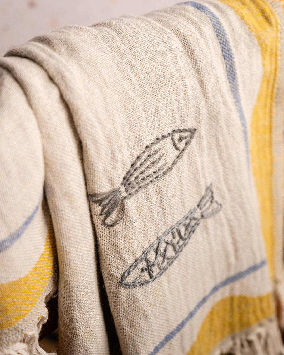 Sardine - Hand Stitched Kitchen Towel Set