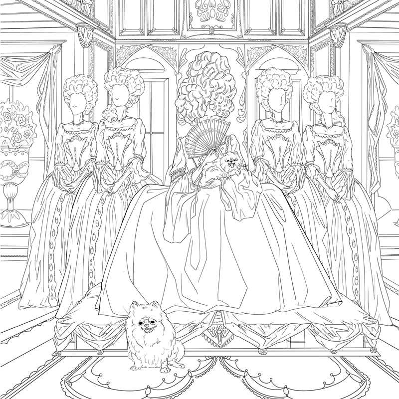Unofficial Bridgerton Coloring Book by Sara Richard: Paperback; 96 pages / English