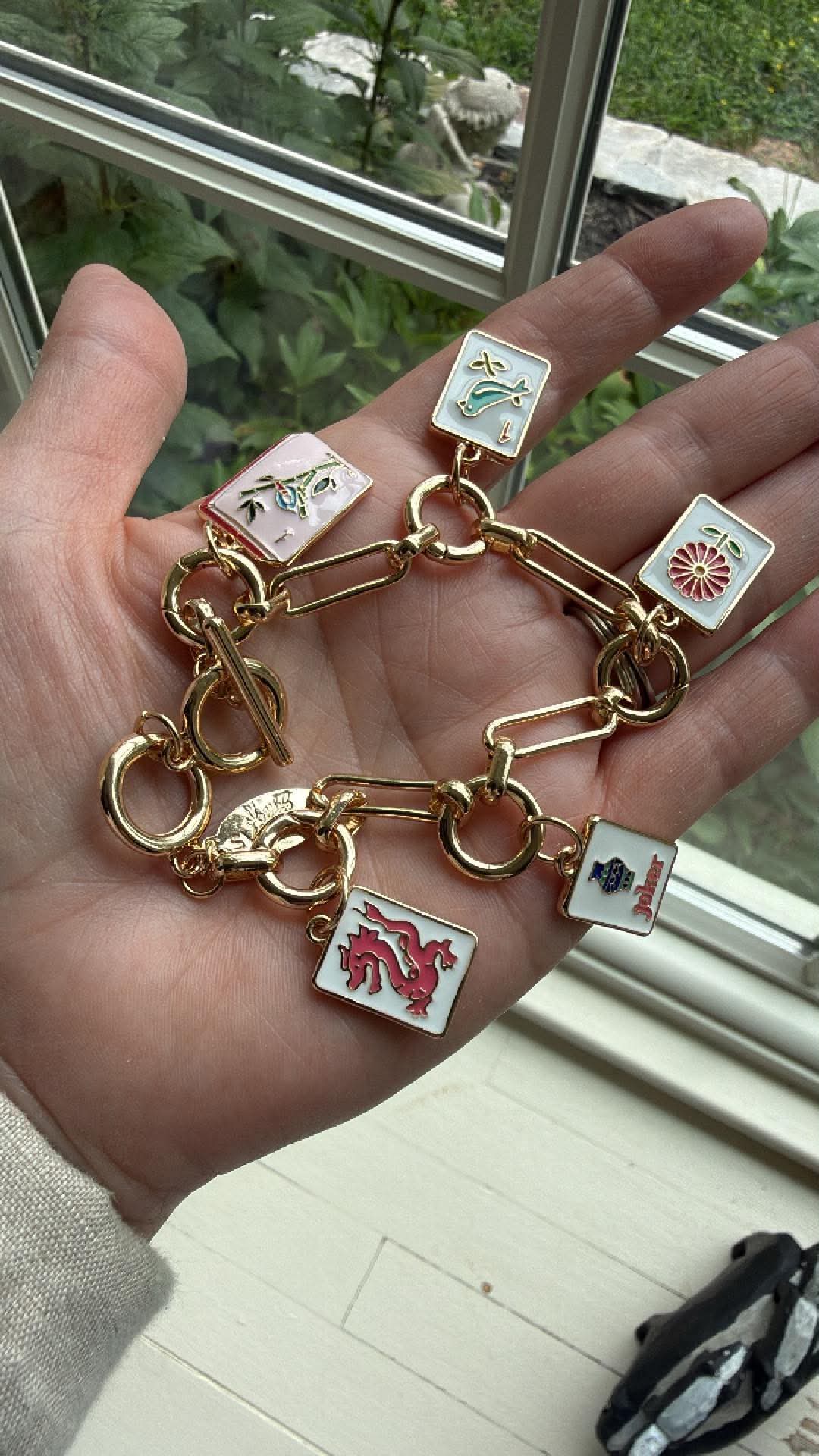 Bella Mahjong Charm Bracelet