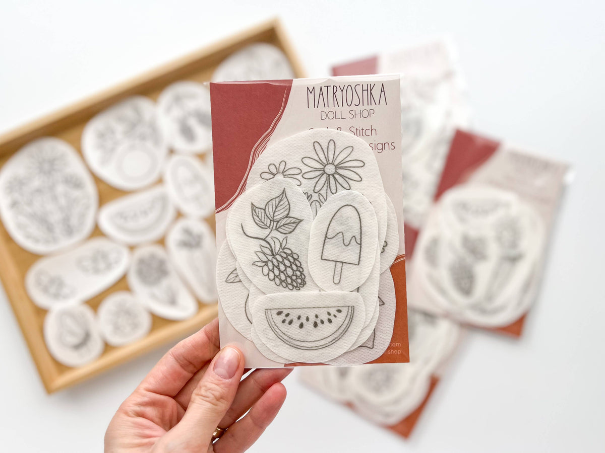 Stick & Stitch Embroidery patterns, embroidery patches: Blooms
