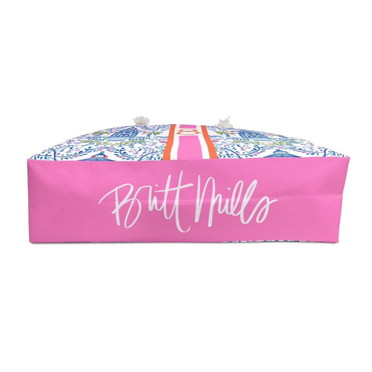 Britt Mills Mahjong Tote Bags: Palm Beach Teal