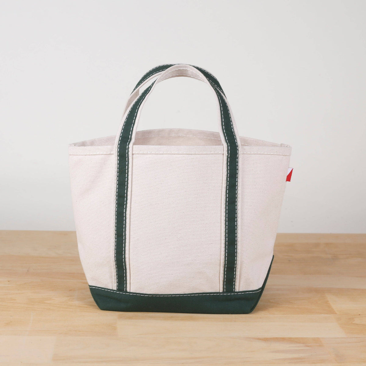 Classic ShoreBags Mini Canvas Tote: Natural / 13.5"W x 8.5"H x 4.5" D