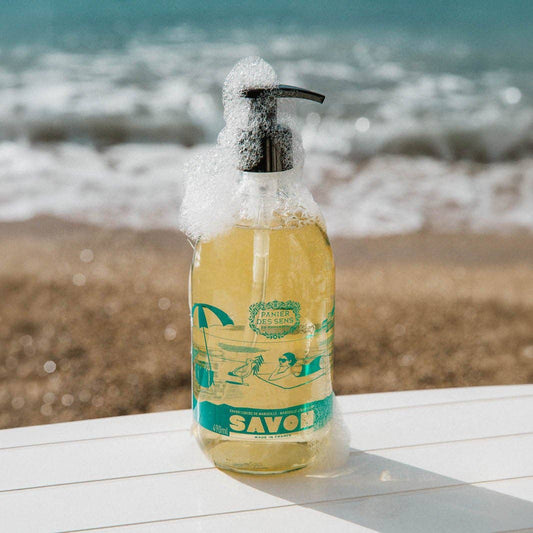 Marseille Olive Liquid Soap- Glass Bottle: Default Title