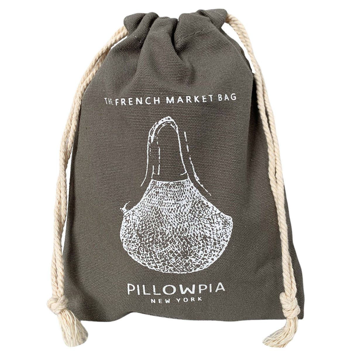 The french market bag no.2 in iron: Iron