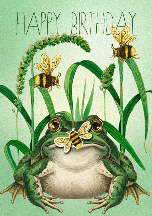 PU011P ~ Pop Up Greeting Card with Bee