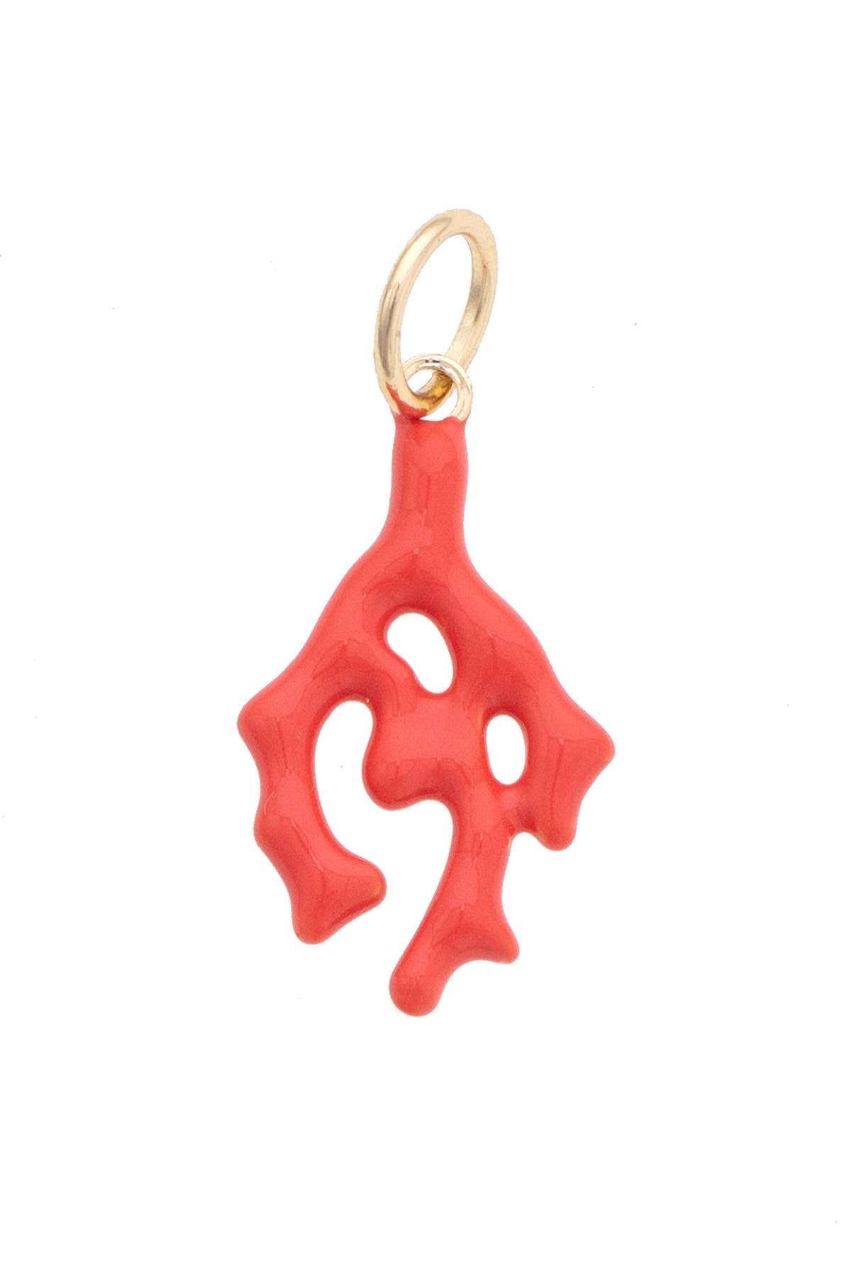 Coral Branch Charm in Pink