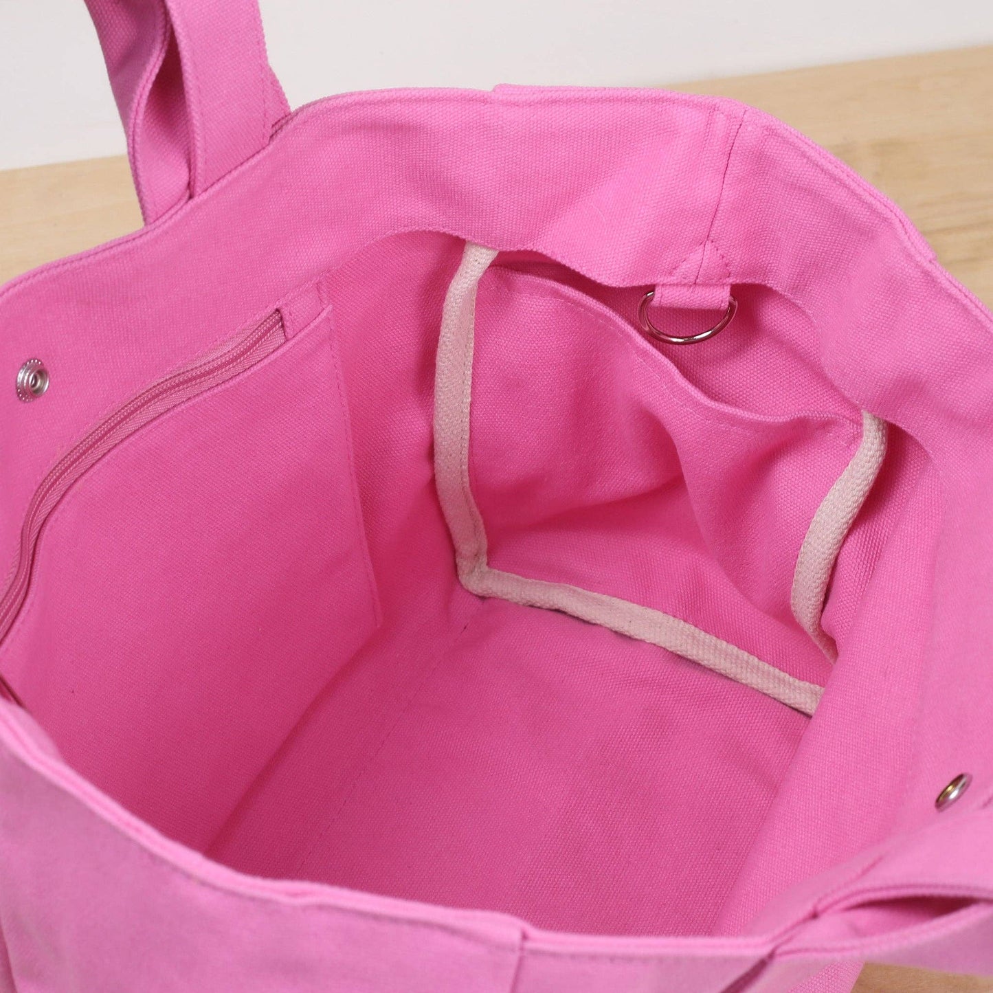 Malibu Tote: Pink / 14 x 10.5 x 6 in