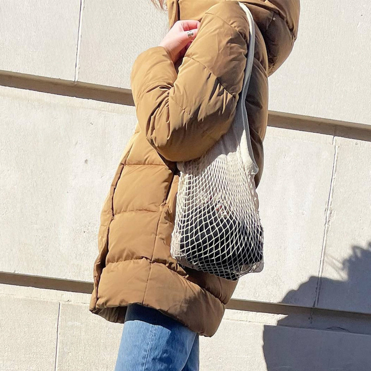 The french market bag no.2 in natural: Natural