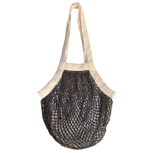 The french market bag no.2 in iron: Iron