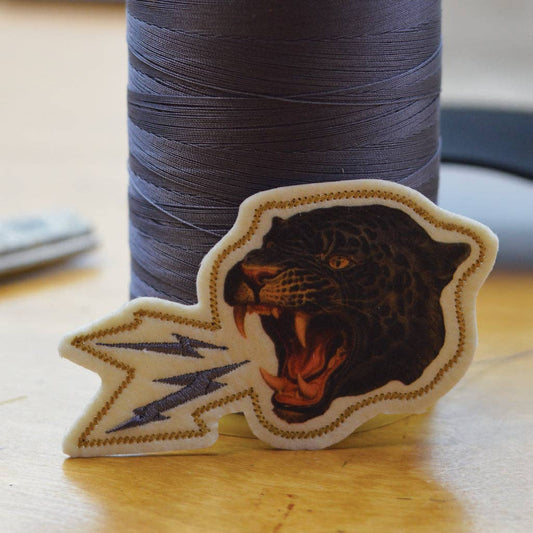 S&S Felt Patch - Panther Bolts