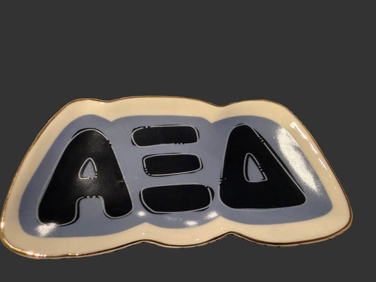 Sorority Trinket Tray: ALPHA XI DELTA
