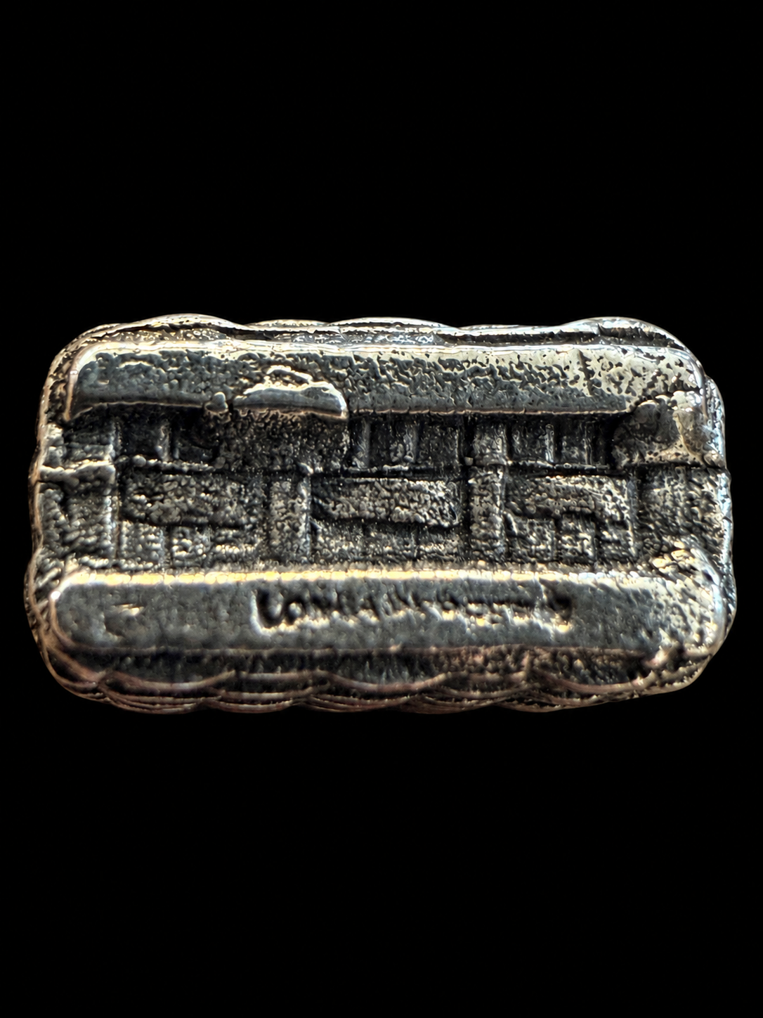 Silver Tone Longaberger Basket Charm
