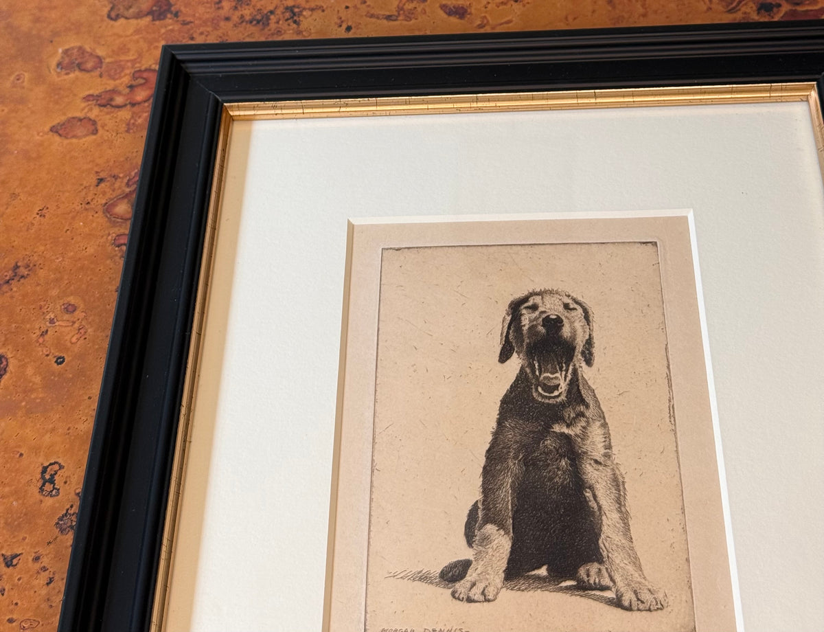Morgan Dennis Signed Etching — Dog, c. Early–Mid 20th Century