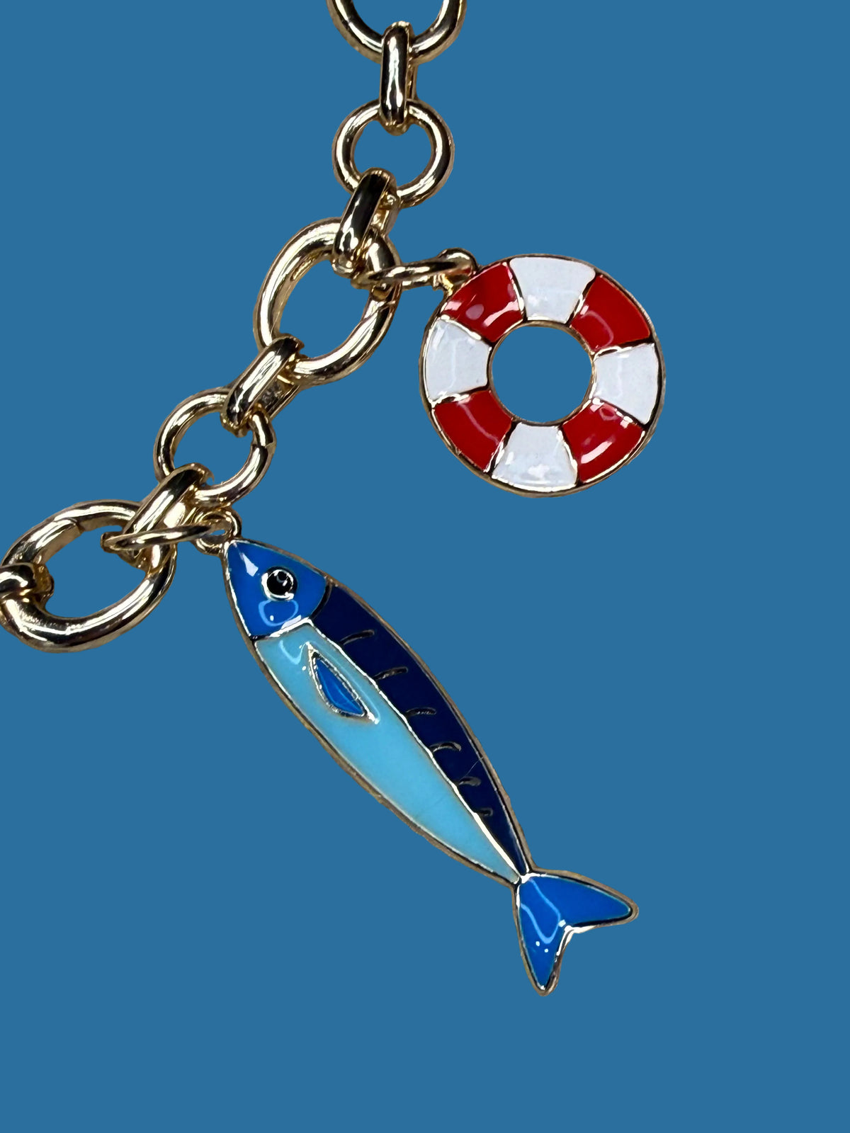 Sasha Toggle Charm Bracelet with Sea Charms