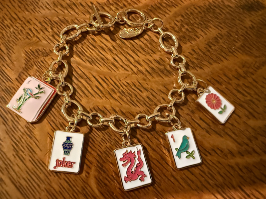 Sasha Mahjong Charm Bracelet