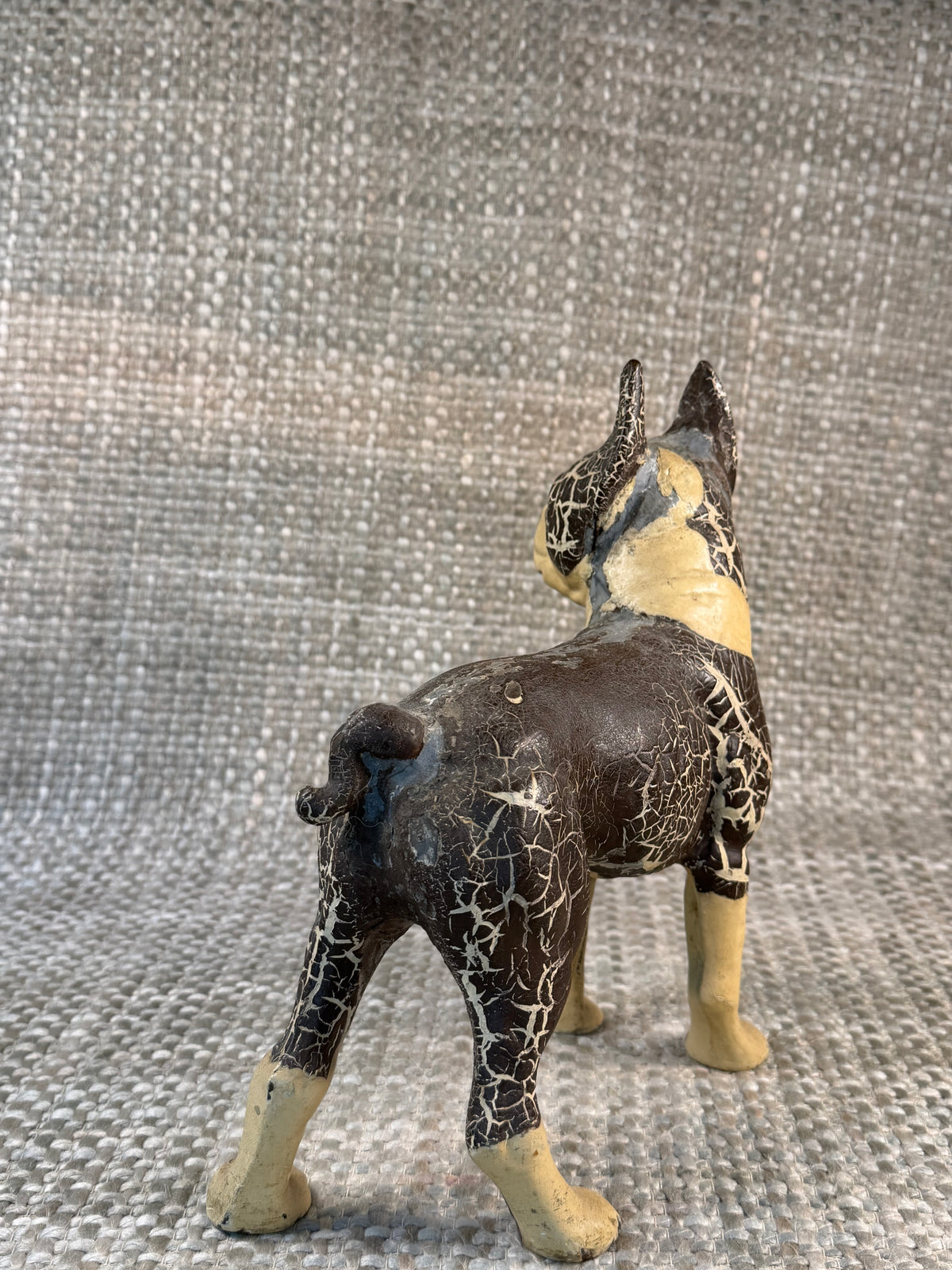 Antique Hubley Boston Terrier Doorstop