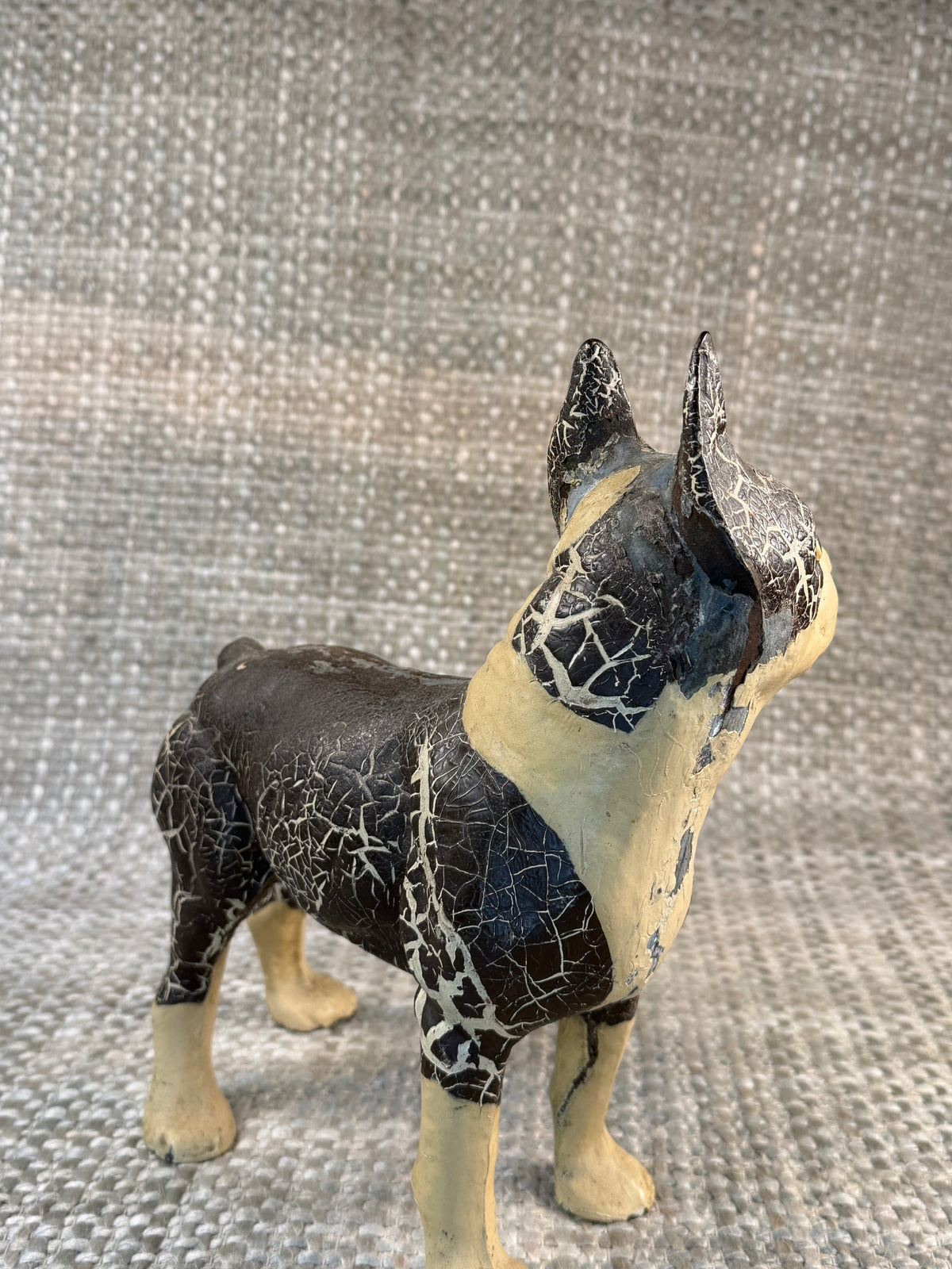 Antique Hubley Boston Terrier Doorstop