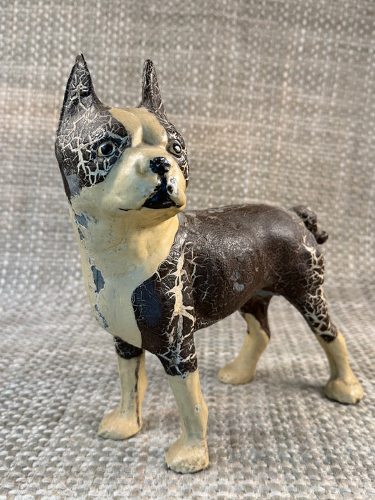 Antique Hubley Boston Terrier Doorstop