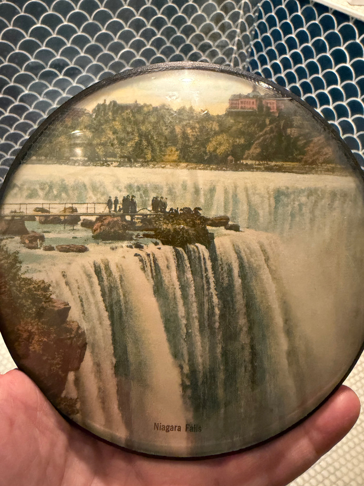 MCM Vintage Niagara Falls Souvenir Photo