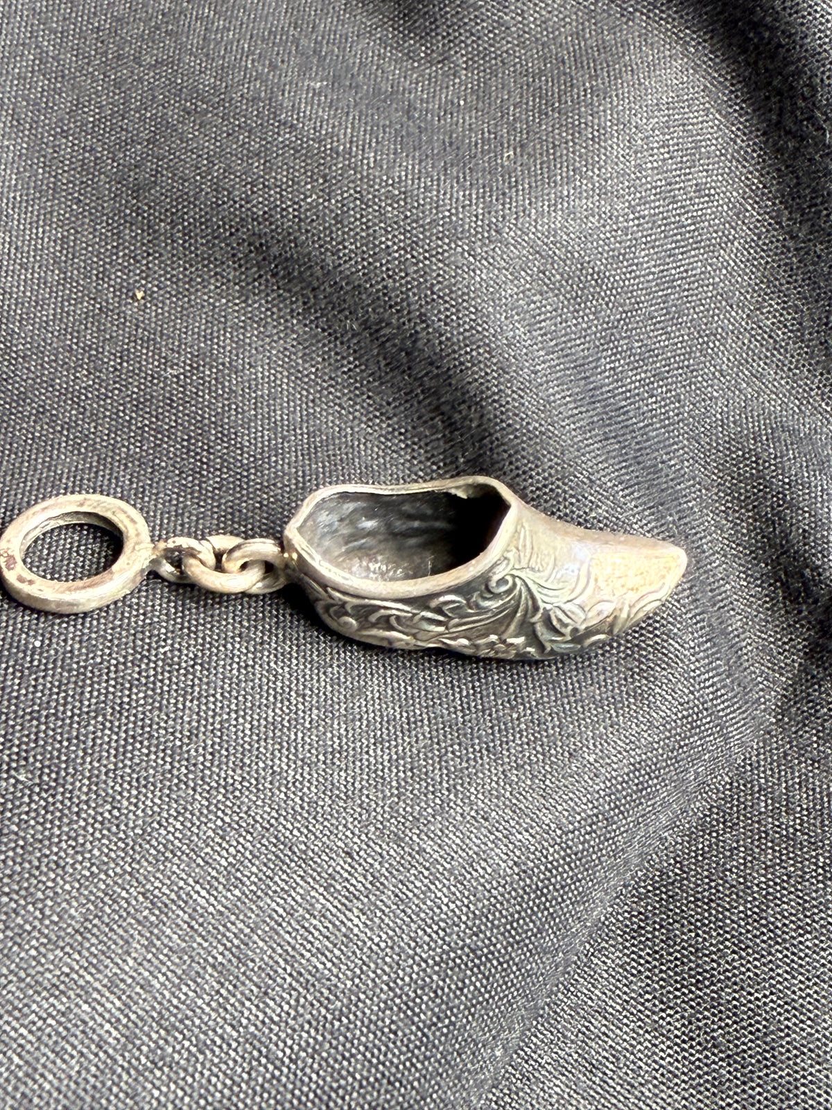 Vintage Sterling Dutch Clog Charm