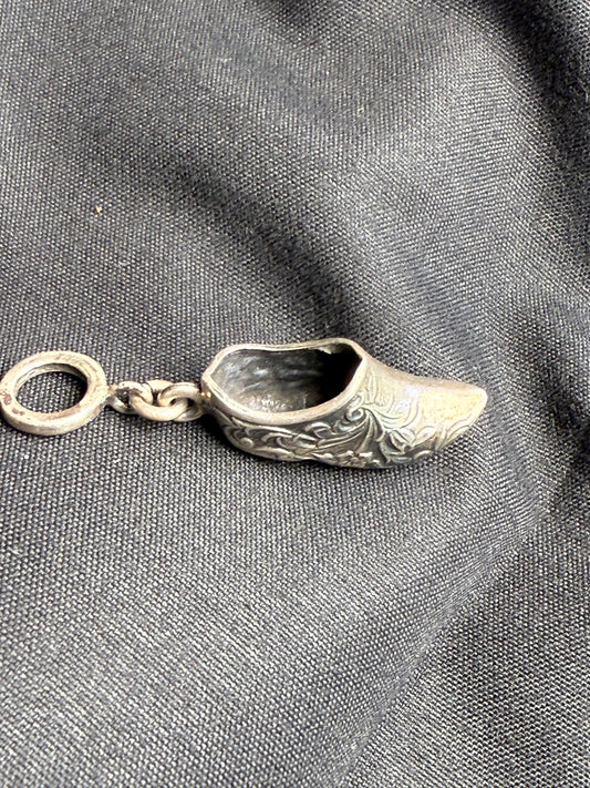 Vintage Sterling Dutch Clog Charm