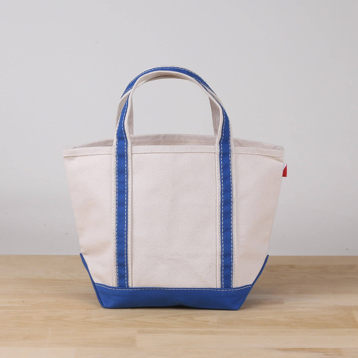 Classic ShoreBags Mini Canvas Tote: Natural / 13.5"W x 8.5"H x 4.5" D