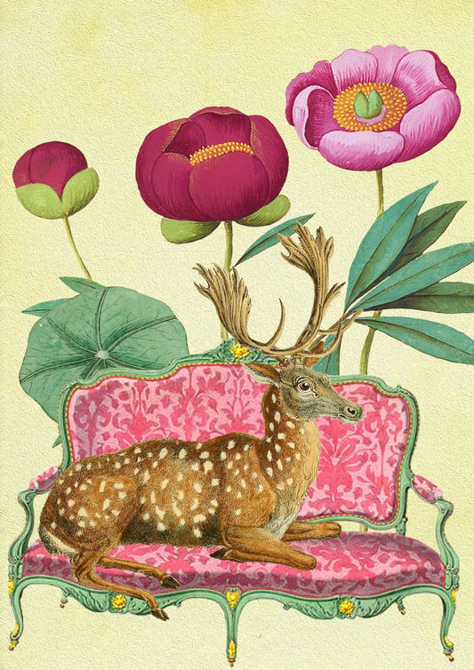 RS219P ~ Whimsical Blank Greeting Card