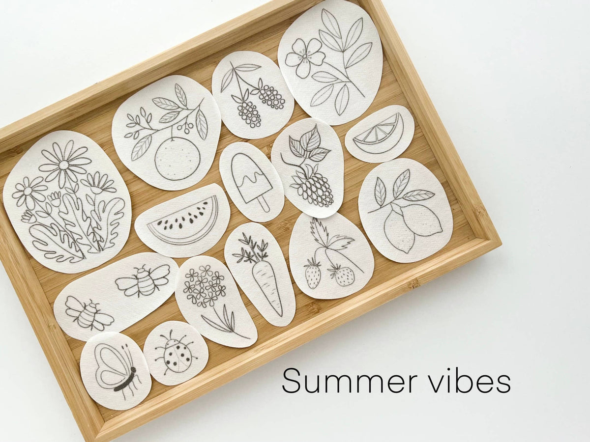 Stick & Stitch Embroidery patterns, embroidery patches: Blooms