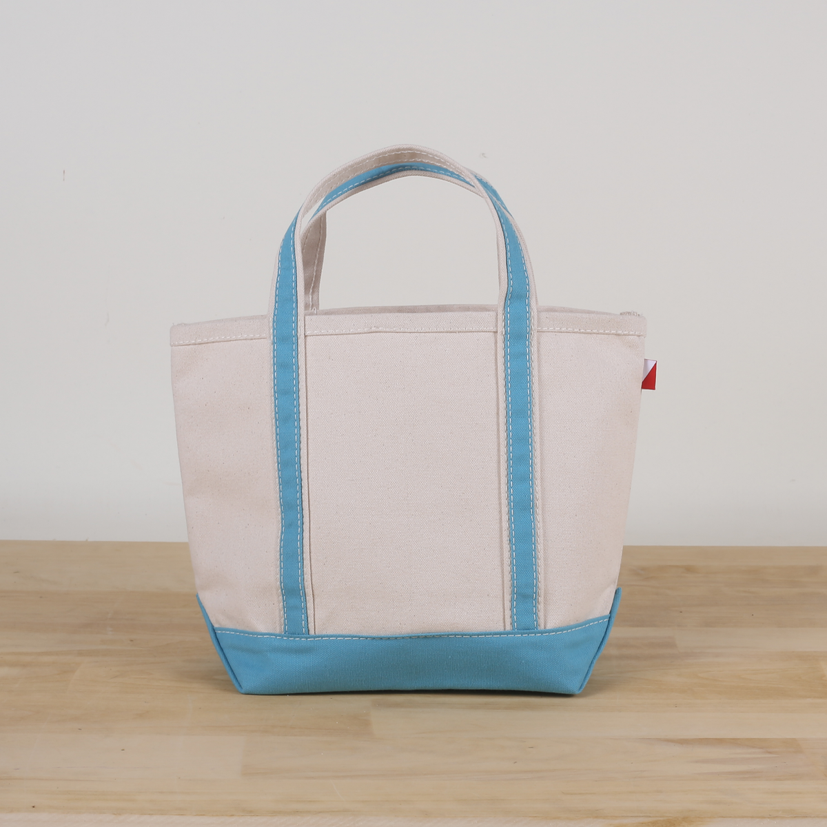 Classic ShoreBags Mini Canvas Tote: Natural / 13.5"W x 8.5"H x 4.5" D