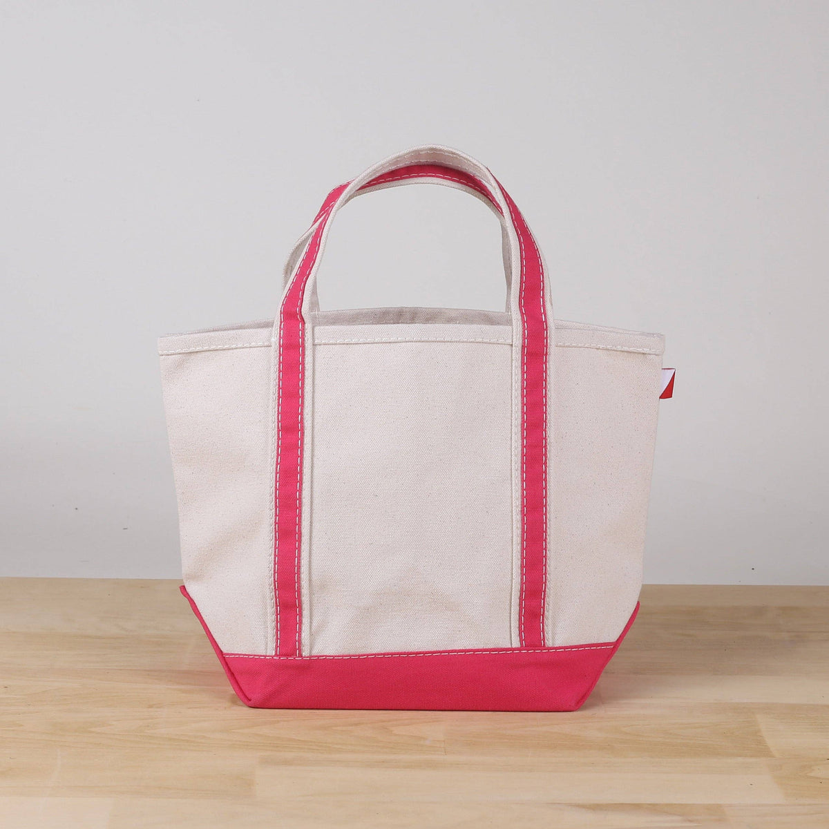 Classic ShoreBags Mini Canvas Tote: Natural / 13.5"W x 8.5"H x 4.5" D