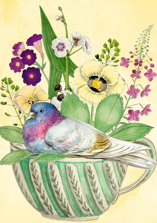 RS255P ~ Blank Whimsical  Greeting Card