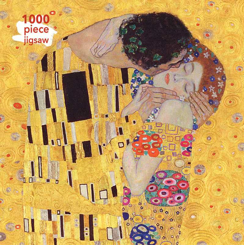 Adult Sustainable Jigsaw Puzzle Gustav Klimt: The Kiss (1,000 pieces)