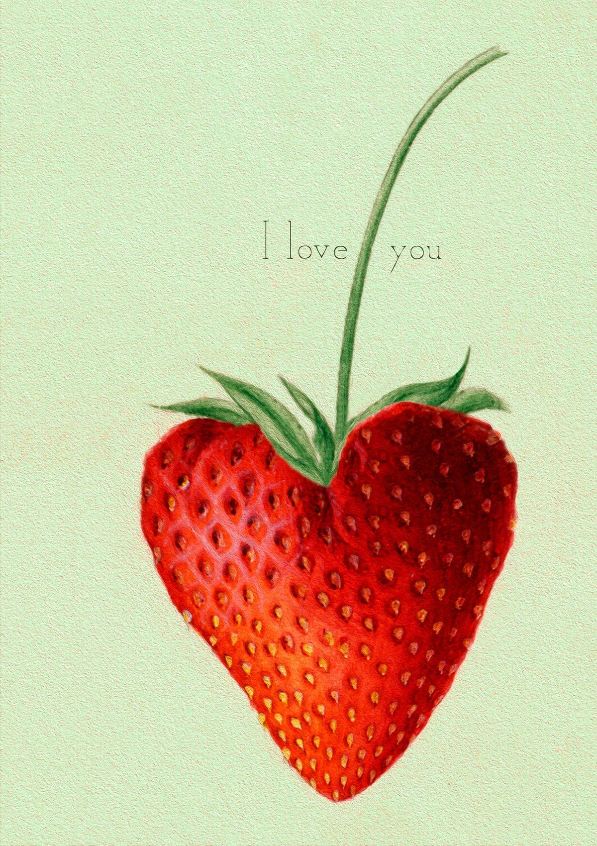 WT046P ~ Love Greeting Card